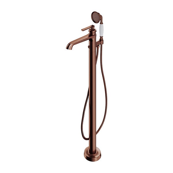 OMNIRES - Mitigeur de baignoire îlot ARMANCE Couleur: cuivre antique - large