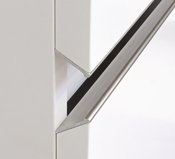 ONDEE - Colonne de salle de bain à suspendre TRENDY 2 Portes - Largeur 30cm - Laqué blanc mat - large