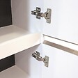 ONDEE - Colonne de salle de bain à suspendre TRENDY 2 Portes - Largeur 30cm - Laqué blanc mat - vignette