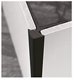 ONDEE - Profilé panneau mural angle extérieur noir 4mm - vignette