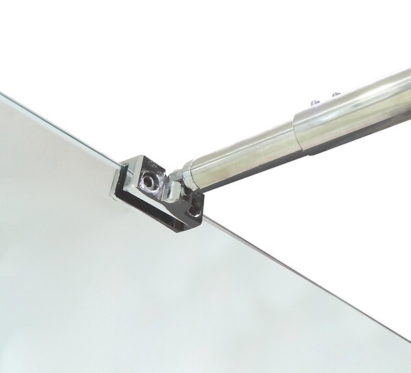 ONDEE - Paroi de douche TUHINA - Verre trempé 8mm - Sérigraphie Dépolie - 120x200cm - large