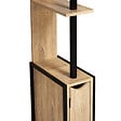 ID MARKET - Meuble WC 2 portes DETROIT avec étagères design industriel - vignette