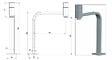 ESSEBAGNO - Pretty robinet lave-mains chrome eau froide - vignette