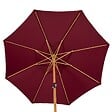 HESPERIDE - Parasol droit "Tinaei" bordeaux 3m en bambou - vignette