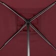 HESPERIDE - Parasol droit carré "Soya" bordeaux D2,5x2,5m en acier - vignette