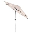 HESPERIDE - Parasol droit rond inclinable LOOMPA Blé 3M - vignette