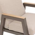 HESPERIDE - Salon de jardin "Axiome" 5 places beige et praline - vignette
