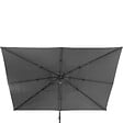 HESPERIDE - Parasol déporté rectangulaire "Melhia" anthracite 4x3m - vignette