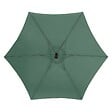 HESPERIDE - Parasol déporté rond "Manoa" vert olive & gris quartz 3m en aluminium traité époxy - vignette