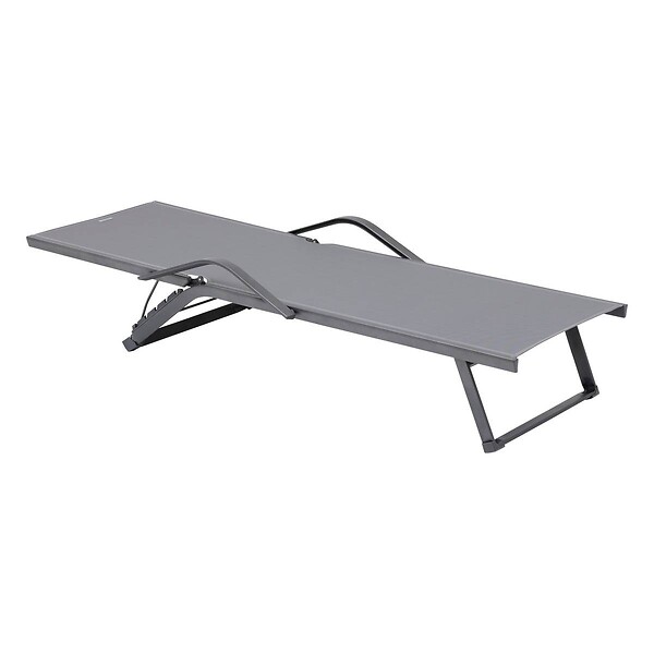 HESPERIDE - Transat "Bayamo" ardoise & graphite en aluminium traité époxy - large