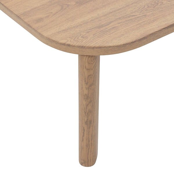 HESPERIDE - Table basse de jardin rectangulaire "Manissa" effet bois 60 x 55cm en aluminium - large