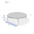 HESPERIDE - Table basse de jardin ronde "Deona" 80x48cm en acacia - vignette