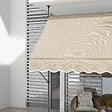 OUTSUNNY - Store banne autoportant manuel rétractable 2,5L x 1,2l x 2,1-3H m inclinaison réglable métal alu polyester sable - vignette