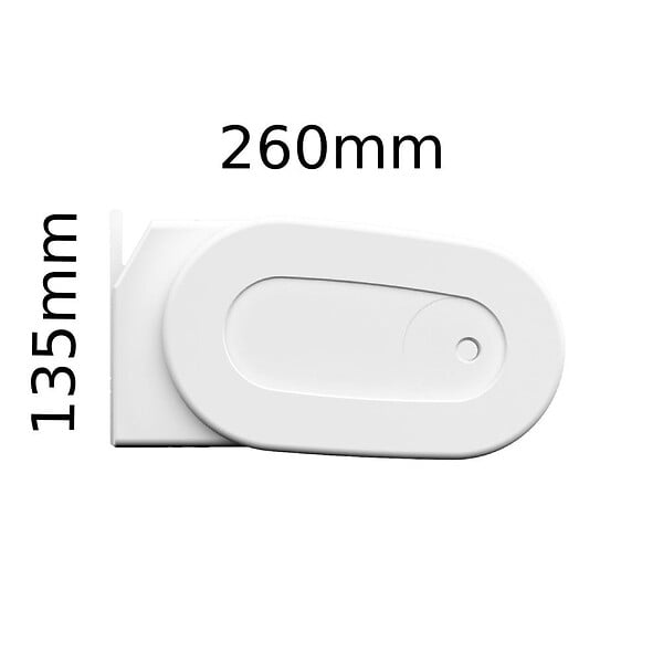 INTERSUN - Store banne coffre intégral HEVOA 4,00x3,00 M (Motorisé Secours à Télécommande + LED - Blanc satiné RAL9010 - Taupe 250g/m²) - large