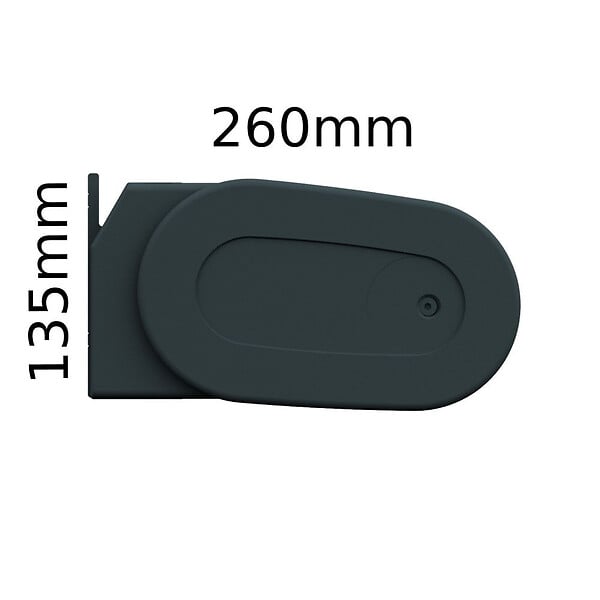 INTERSUN - Store banne coffre intégral HEVOA 6,00x3,50 M (Motorisé Secours à Télécommande - Gris anthracite structuré RAL7016ST - Gris foncé 250g/m²) - large