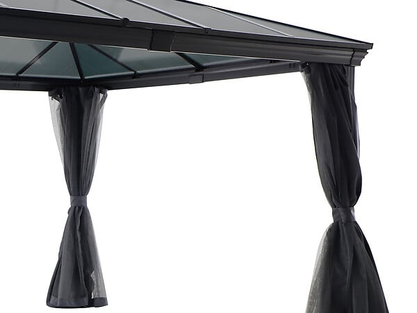 HESPERIDE - Tonnelle de jardin en aluminium Belize - 3 x 3,6 m - Hespéride - large