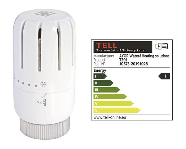 SOMATHERM FOR YOU - Kit thermostatique T301 équerre universel complet D14 en laiton blanc - large