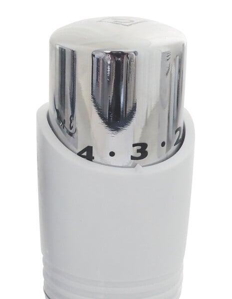 SOMATHERM FOR YOU - Tête de robinet thermostatique droit mâle plastique blanc - large