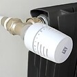 CENTRALE BRICO - Robinet thermostatique T302 équerre 3/4 en laiton blanc - vignette