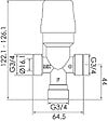 SOMATHERM FOR YOU - Limiteur de température réglable 25°C-55°C M20x27 (3/4") - vignette