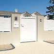 INTERSUN - Portillon plein L 1000 x H 1715 mm - Blanc RAL 9010 - vignette