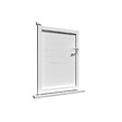 INTERSUN - Portillon plein L 1000 x H 1715 mm - Blanc RAL 9010 - vignette