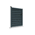INTERSUN - Portillon brise-vue L 1000 x H 1857 mm - Gris anthracite RAL 7016 - vignette