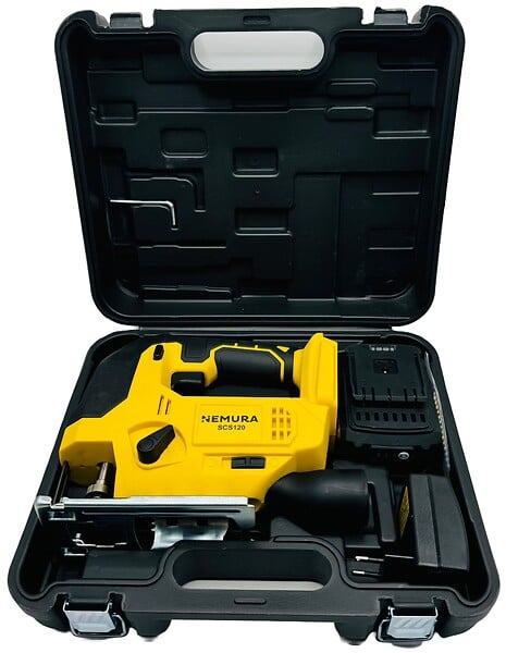 NEMURA - Scie Sauteuse sans fil 20V NEMURA + Batterie 2Ah + Chargeur rapide + Malette de Rangement - large