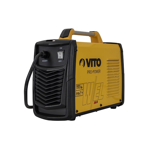 VITO - Poste a souder Inverter MMA 250A Soude Baguettes électrodes de Ø 1.6 à 5 mm Malette VITO - large