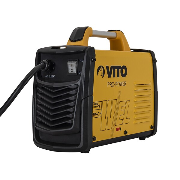 VITO - Poste a souder Inverter MMA 200A Soude Baguettes électrodes de Ø 1.6 à 4 mm Malette VITO - large