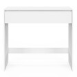ID MARKET - Console 1 tiroir TOMI bois blanc - vignette
