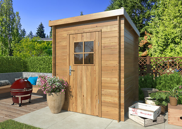 WHITE WOOD - Abri de jardin en bois Zoé 1 traité autoclave ép.19mm - White Wood - 3,2m² - large