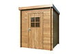 WHITE WOOD - Abri de jardin en bois Zoé 1 traité autoclave ép.19mm - White Wood - 3,2m² - vignette