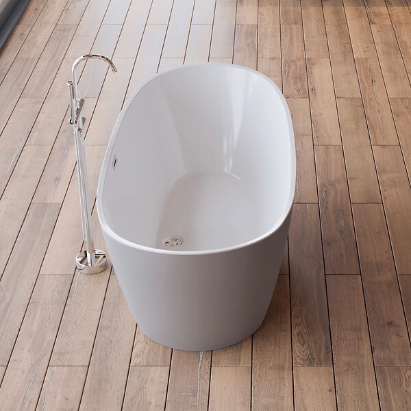 SPALINA - Baignoire Ilot Venecia 170 grise 170 x80 x57 cm, by SPALINA - large