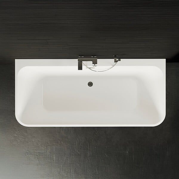 SPALINA - Baignoire Ilot Mint 180 noire 180 x81 x57 cm, by SPALINA - large