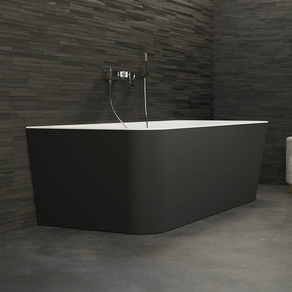 SPALINA - Baignoire Ilot Mint 170 noire 170 x81 x57 cm, by SPALINA - large