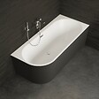 SPALINA - Baignoire Ilot Capri 170 droite noire 170 x76 x58 cm, by SPALINA - vignette