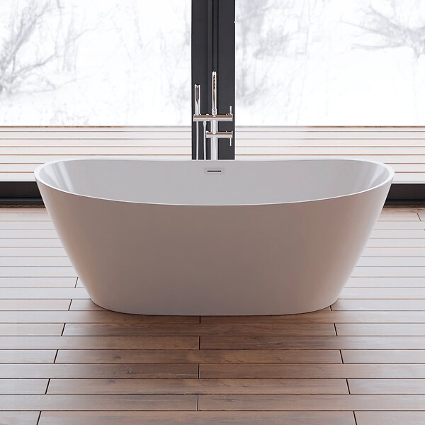 SPALINA - Baignoire Ilot Venecia 170 blanche 170 x80 x57 cm, by SPALINA - large