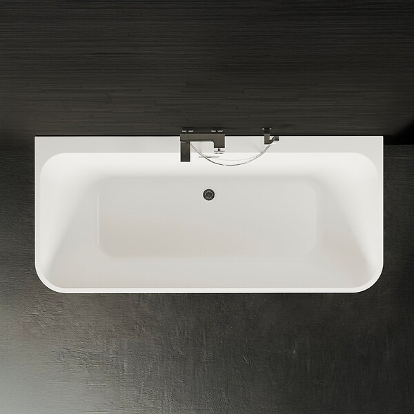 SPALINA - Baignoire Ilot Mint 170 grise 170 x81 x57 cm, by SPALINA - large