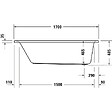 DURAVIT - Baignoire droite 170x75 D-Neo - vignette