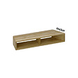 JACOB DELAFON - Pack baignoire bain douche antidérapante 160 x 90 Neo blanc mat - v.droite + pare bain noir mat + tablier - vignette