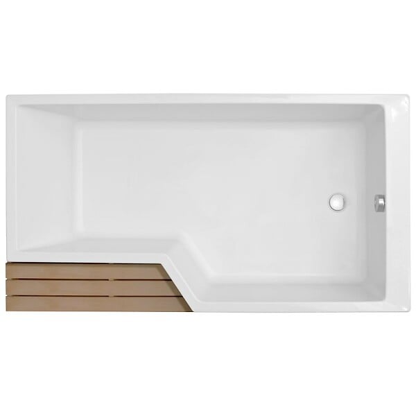 JACOB DELAFON - Baignoire bain douche 170 x 90 cm Neo blanc brillant droite - large