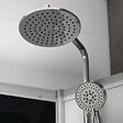 THALASSOR - Cabine douche 70 x 90 SILVER Noir asymétrique droite - vignette