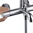 HANSGROHE - Hansgrohe Vernis Shape Colonne de douche 230 1jet avec mitigeur baignoire, Chrome (26284000) - vignette