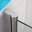THALASSOR - SINA 50 S - Porte de douche pivotante réglable de 48,1 à 50,6 cm - vignette