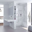 WEDI - Receveur à carreler FUNDO PRIMO écoulement centré - Carré : 1200 x 1200 x 40 mm - vignette