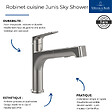 VILLEROY ET BOCH - Robinet cuisine  Junis Sky Shower - vignette