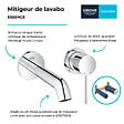 GROHE - Lot de 2 robinets lavabo muraux Essence 2 trous taille M chromé - vignette