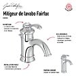 JACOB DELAFON - Lot de 2 robinets lavabo Fairfax bec bas - vignette