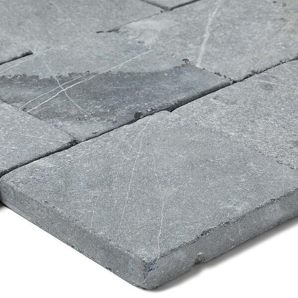 RO'MA NATURE - Pavé Pierre Bleue du Vietnam 15x15x2 cm (vendu au m² - 45 pavés/m²) - large